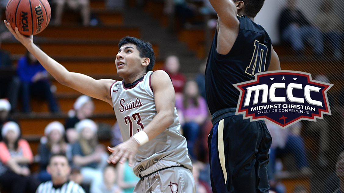 CCCB freshman Jaime Rodriguez scored 35 points in two games at the Midwest Christian College Conference Tournament this past weekend in Manhattan, Kan.