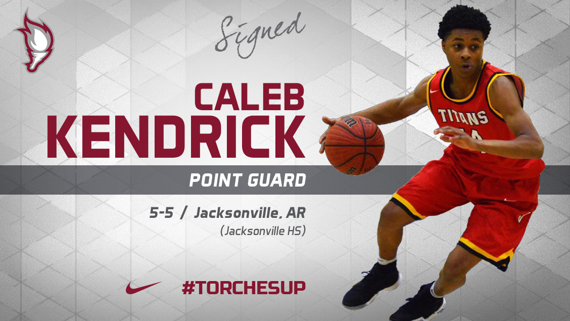 Caleb Kendrick of Jacksonville, Ark., was announced on Wednesday as the eighth signee of the 2018 recruiting class by head coach Jack Defreitas.
