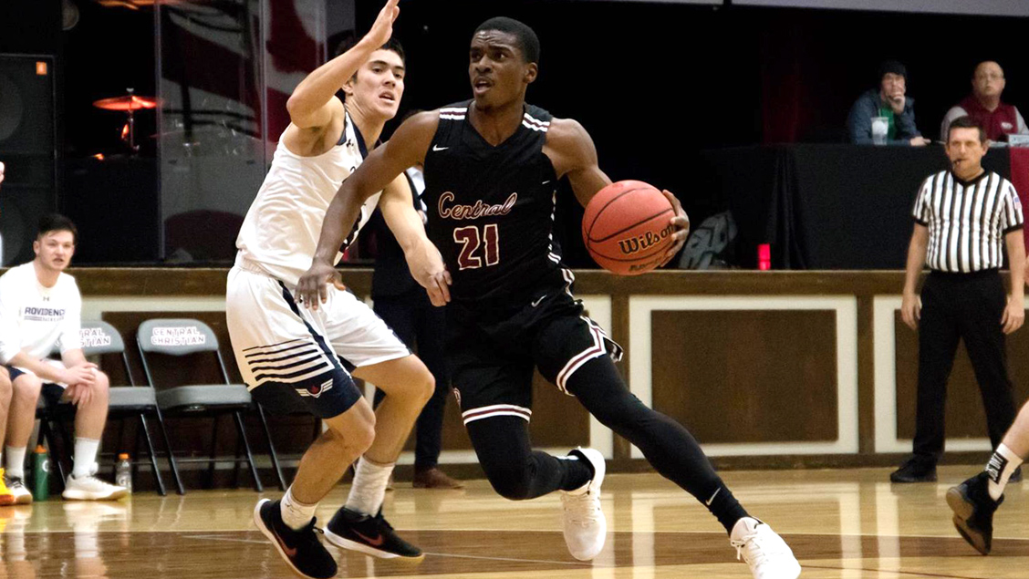 CCCB junior Josh Crawford scored 21 points and grabbed seven rebounds on Friday in the Saints' 103-92 victory over Providence University College.