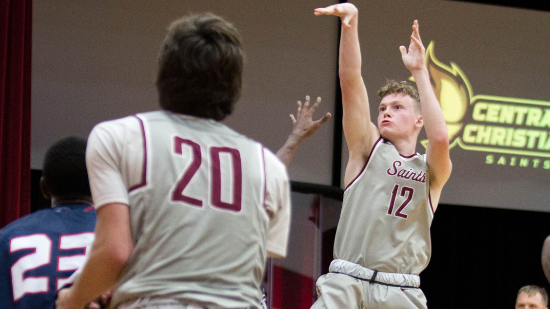 CCCB freshman Trey Black scored 18 points on 7-for-9 shooting from the field and grabbed 10 rebounds during the Saints' 97-75 win over Emmaus Bible College on Saturday.