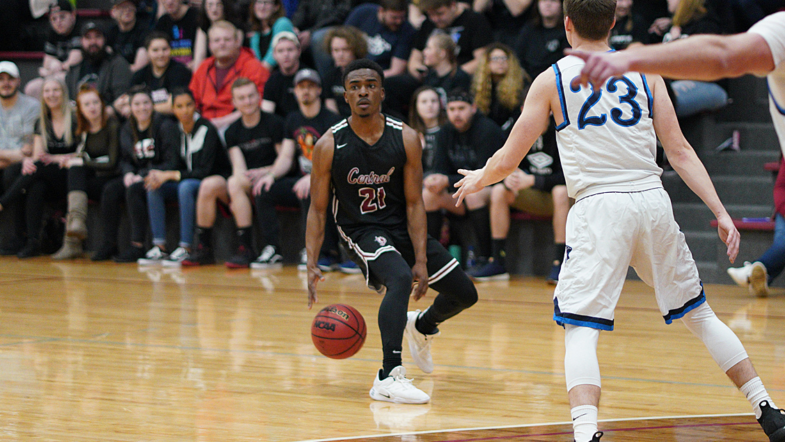 CCCB junior Josh Crawford went 10-for-14 from the field and scored 21 points during the Saints' 123-81 victory over Faith Baptist Bible College on Friday.