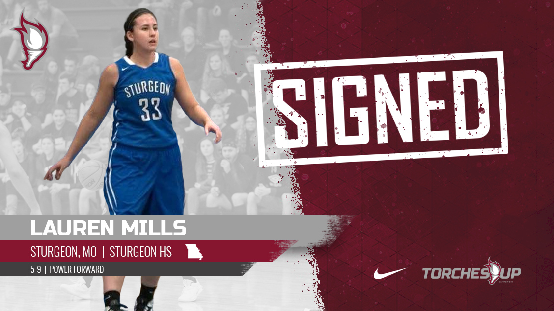 Lauren Mills of Sturgeon, Missouri, was announced on Monday as the fourth signee of the 2019 recruiting class by new head coach Meagan Henson.