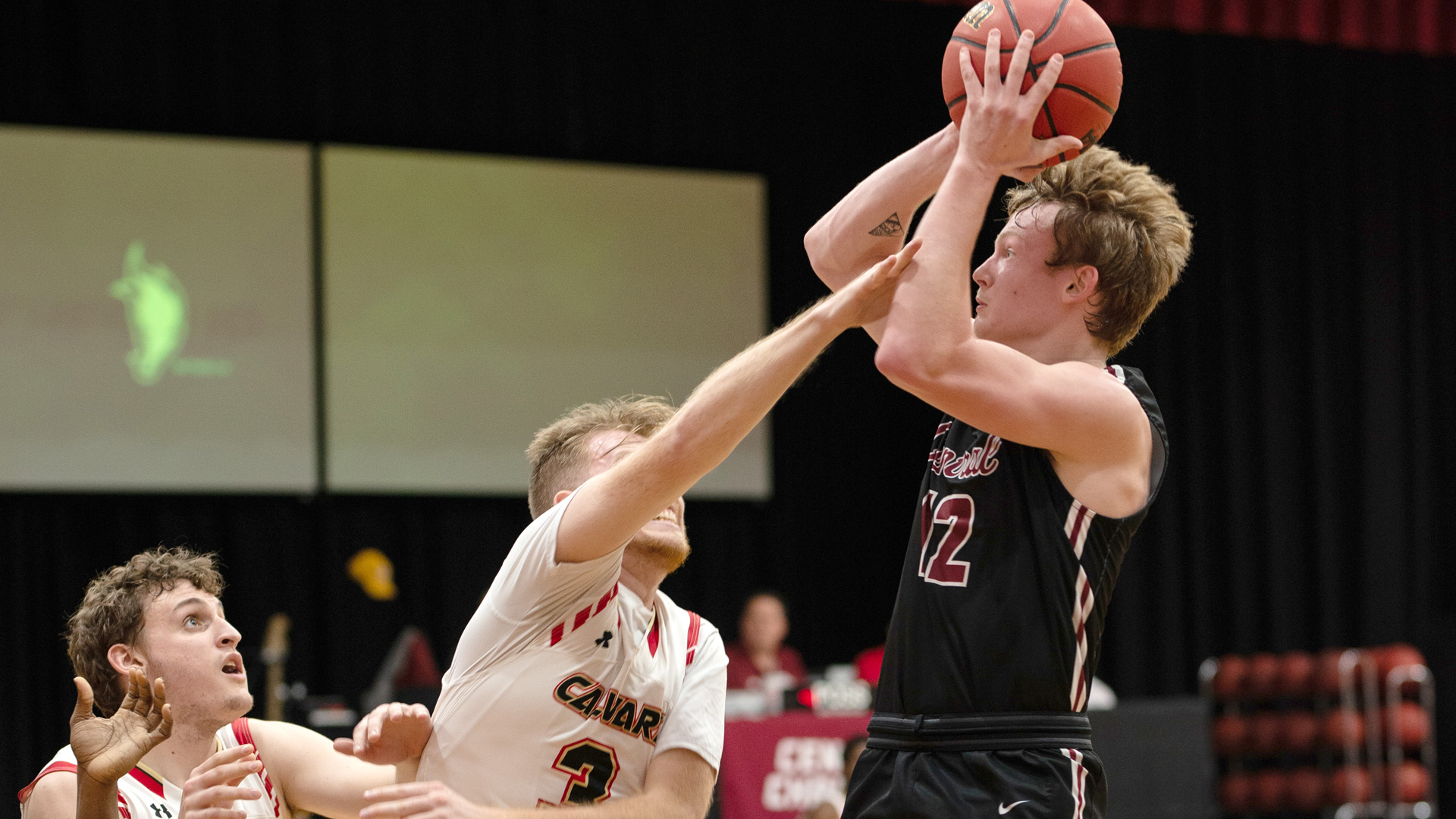 CCCB sophomore Trey Black scored 15 points and went a perfect 7-for-7 at the free throw line in the Saints' 90-86 win at Calvary University on Tuesday.