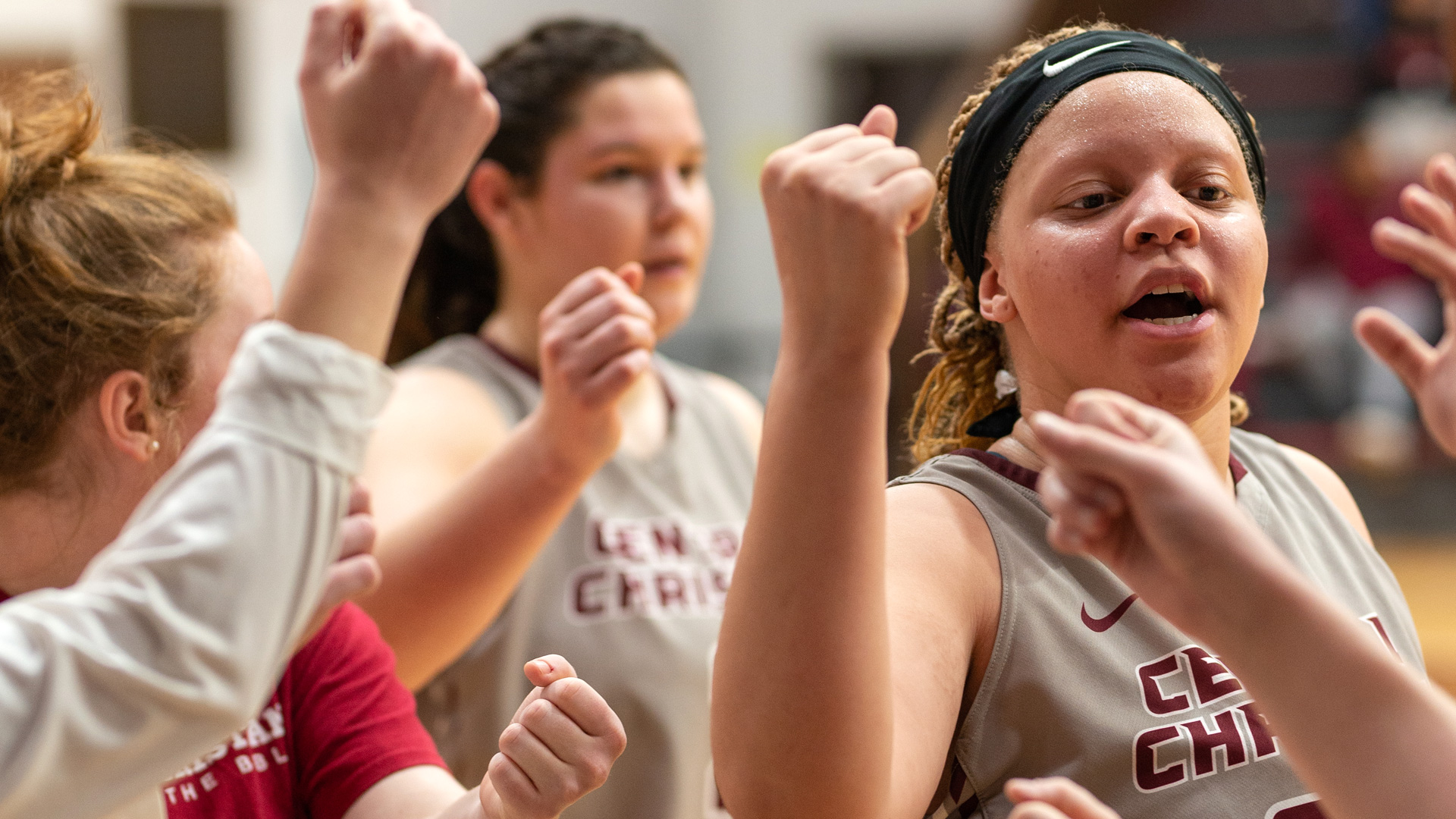 CCCB freshman Ta'Lor Branch scored 18 points and grabbed nine rebounds in the Saints' 72-61 win over Barclay College on Saturday in the Midwest Christian College Conference Tournament third place match.