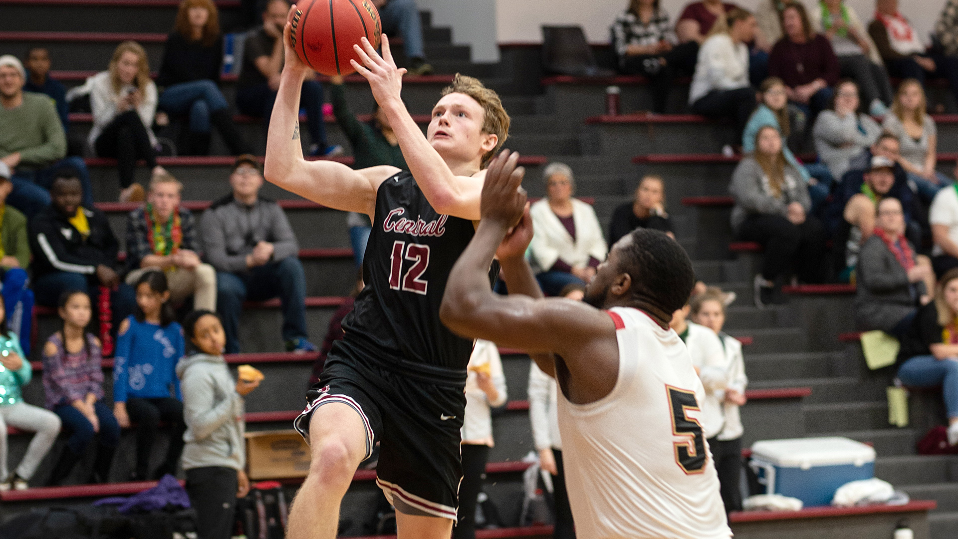 CCCB sophomore Trey Black scored 28 points during the Saints' 80-77 win at Ozark Christian College on Saturday.