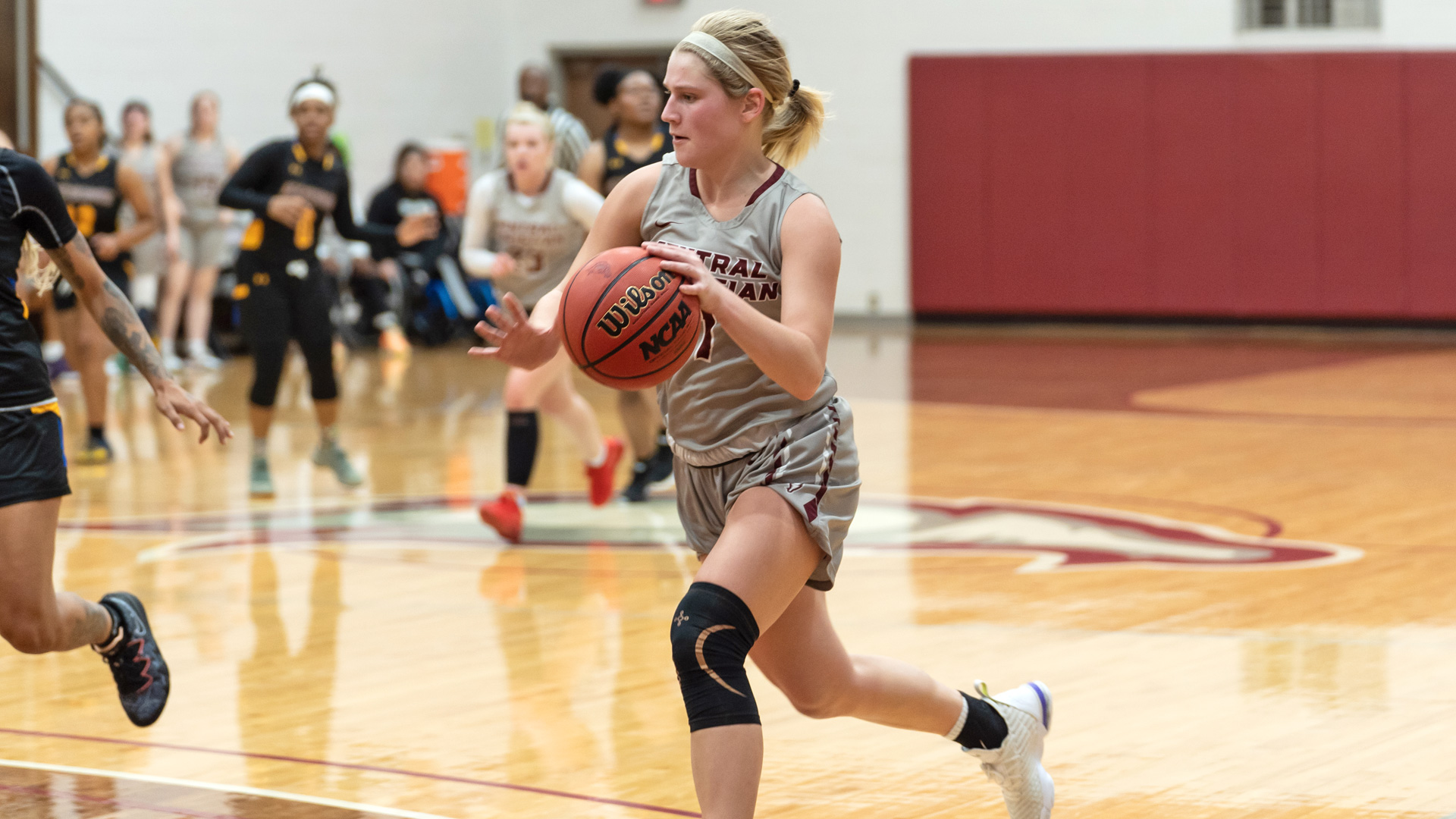 CCCB freshman Taegan Bartolacci scored 23 points and grabbed 10 rebounds on Thursday during the Saints' 77-65 win over Calvary University.